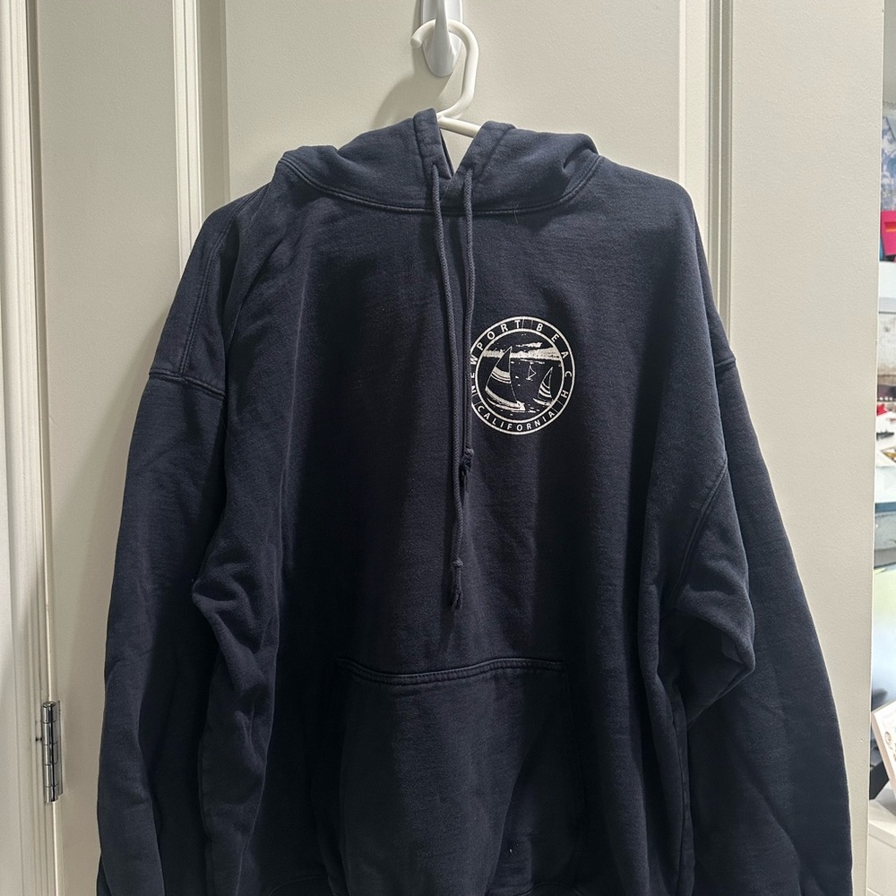 Brandy Melville Navy Newport Hoodie